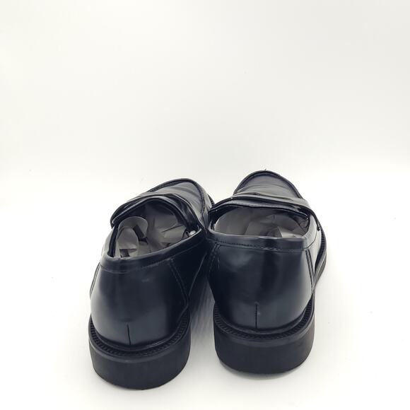 H&M Chunky Platform Lug Sole Loafers Black women\'s size 10 main image 6